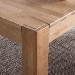 Ars Natura Table KimWOOD II - Avec rallonge - Chêne massif - Chêne blanc huilé -Meubles de salle à manger Soldes Magasin massiver esstisch kimwood ii mit ausziehfunktion eiche weissoel 4269628
