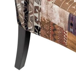 Kare Design Banc capitonné Motley - Hêtre / Textile - Coloré -Meubles de salle à manger Soldes Magasin polsterbank motley buche textil 357537