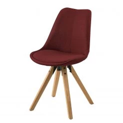 Mørteens Chaises capitonnées Aledas II - Tissu Cors: Rouge foncé - Lot de 2 15 Mørteens Chaises capitonnées Aledas II - Tissu Cors: Rouge foncé - Lot de 2 -Meubles de salle à manger Soldes Magasin polsterstuhl aledas ii 2er set webstoff gummibaum massiv dunkelrot 5061036