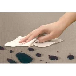 Ars Natura Chaises capitonnée Foxa (lot de 2) - Tissu / Hêtre massif - Hêtre - Taupe / Chêne -Meubles de salle à manger Soldes Magasin polsterstuhl demius 2er set webstoff taupe eiche 1935922