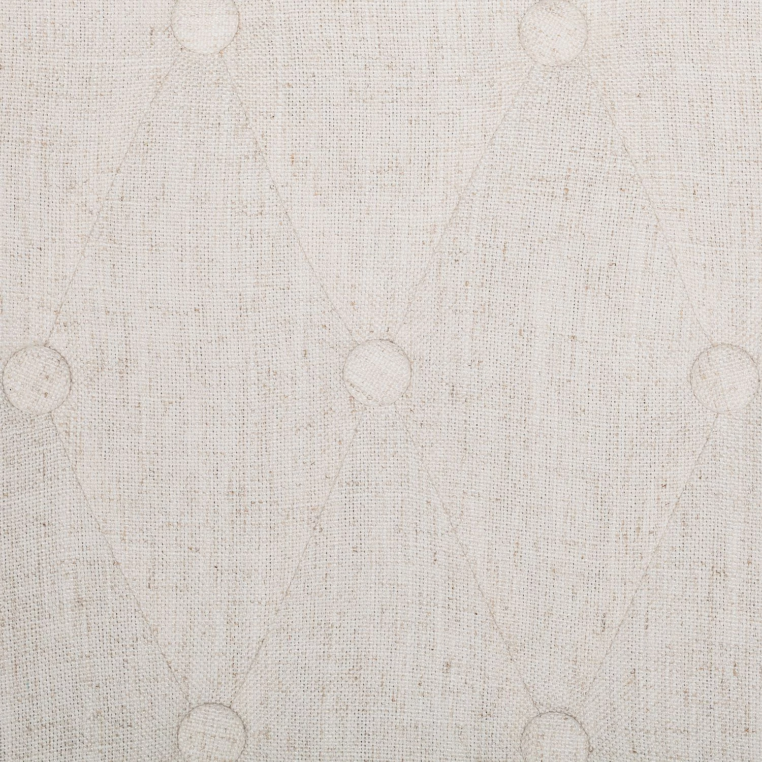 Maison Belfort Chaises capitonnées Jeanne (lot de 2) - Tissu / Chêne massif - Crème 10 Maison Belfort Chaises capitonnées Jeanne (lot de 2) - Tissu / Chêne massif - Crème – Image 10