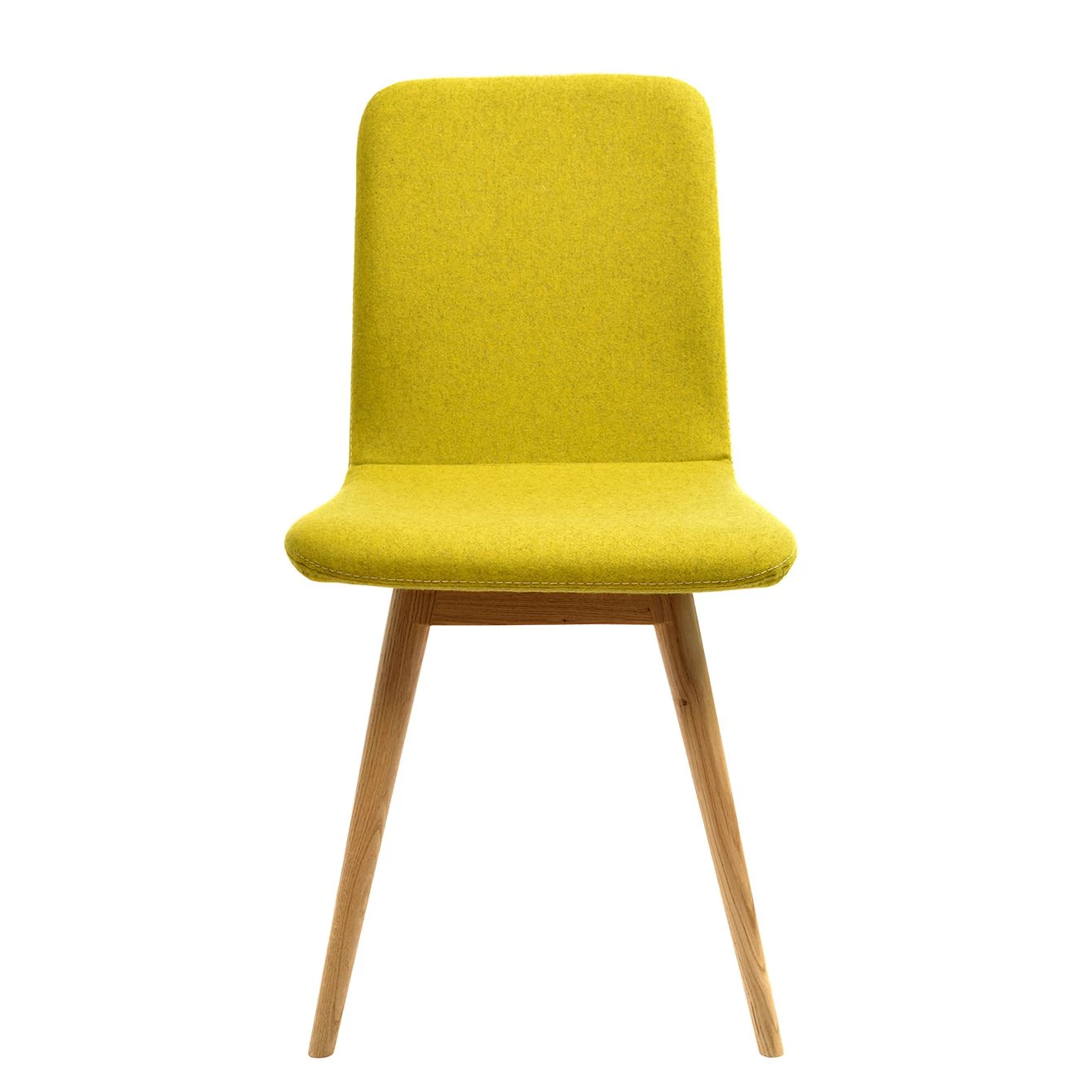 Studio Copenhagen Chaises rembourrées Loca (lot de 2) - Tissu Muya : Jaune 4 Studio Copenhagen Chaises rembourrées Loca (lot de 2) - Tissu Muya : Jaune – Image 4