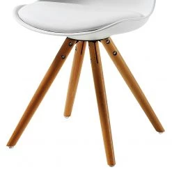 Norrwood Chaises Thirza (lot de 4) - Blanc -Meubles de salle à manger Soldes Magasin polsterstuhl thirza kunstleder kunststoff weiss 1284462