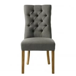 Maison Belfort Chaises Waroona (lot de 2) - Tissu / Chêne massif - Gris / Chêne 11 Maison Belfort Chaises Waroona (lot de 2) - Tissu / Chêne massif - Gris / Chêne -Meubles de salle à manger Soldes Magasin polsterstuhl waroona webstoff 2er set eiche massiv grau eiche 4847484