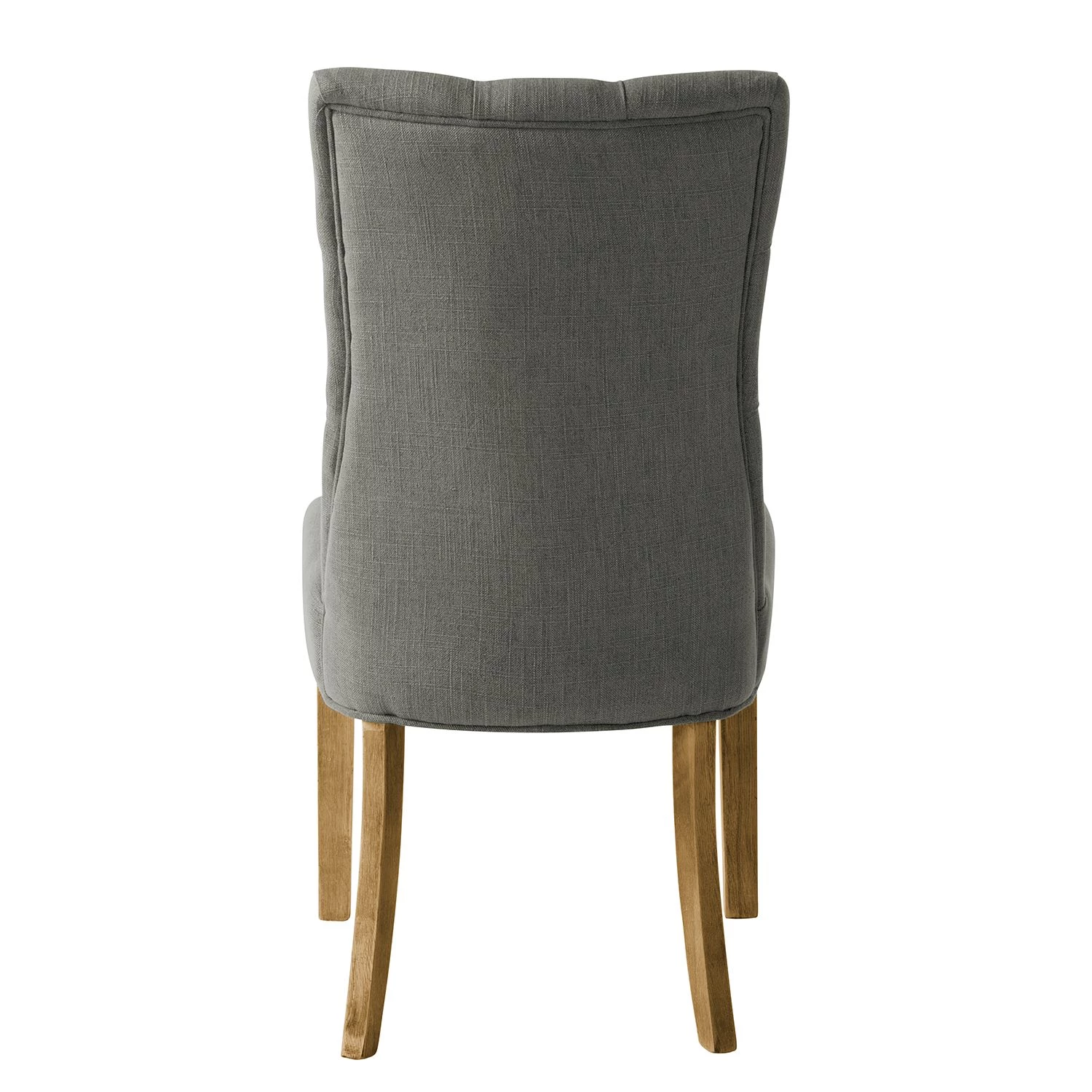 Maison Belfort Chaises Waroona (lot de 2) - Tissu / Chêne massif - Gris / Chêne 6 Maison Belfort Chaises Waroona (lot de 2) - Tissu / Chêne massif - Gris / Chêne – Image 6
