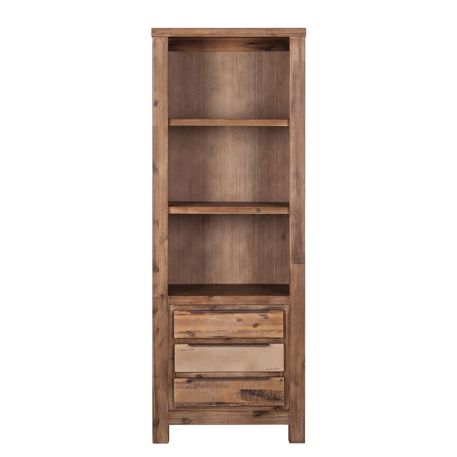 Red Living Étagère Akhatar - Partiellement en acacia massif - Acacia multicolore / Cendré 4 Red Living Étagère Akhatar - Partiellement en acacia massif - Acacia multicolore / Cendré – Image 4