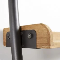 Ars manufacti Étagère Calafell I - Sapin massif / Fer - Sapin / Noir -Meubles de salle à manger Soldes Magasin regal calafell i tanne massiv eisen tanne schwarz 4350080