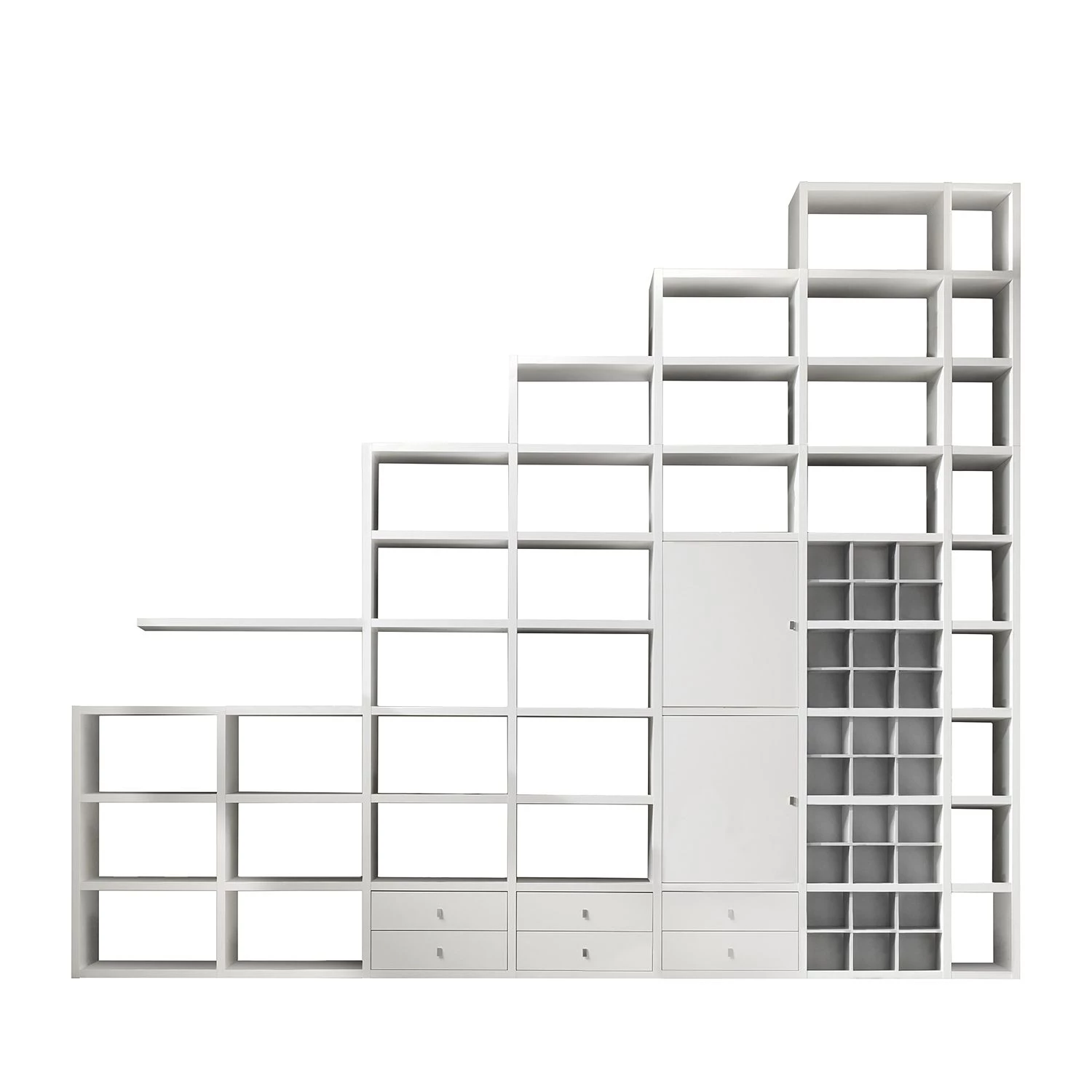 Fredriks Étagère Concept XVII - Blanc brillant 1 Fredriks Étagère Concept XVII - Blanc brillant