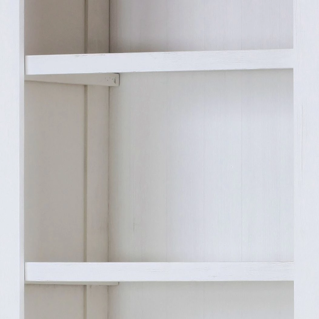 Maison Belfort Étagère Doral - Acacia partiellement massif Blanc / Marron 3 Maison Belfort Étagère Doral - Acacia partiellement massif Blanc / Marron – Image 3