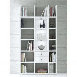 Loftscape Etagère Emporior III - Blanc brillant / Blanc - Avec éclairage 7 Loftscape Etagère Emporior III - Blanc brillant / Blanc - Avec éclairage -Meubles de salle à manger Soldes Magasin regal emporior iii mit beleuchtung hochglanz weiss weiss 2200990