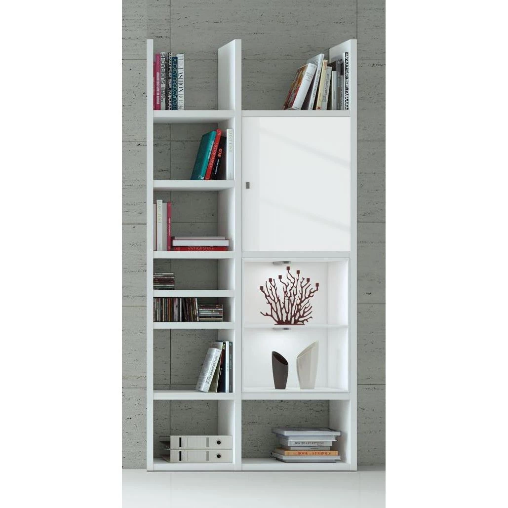 Loftscape Etagère Emporior IV - Blanc brillant / Blanc - Sans éclairage 2 Loftscape Etagère Emporior IV - Blanc brillant / Blanc - Sans éclairage – Image 2