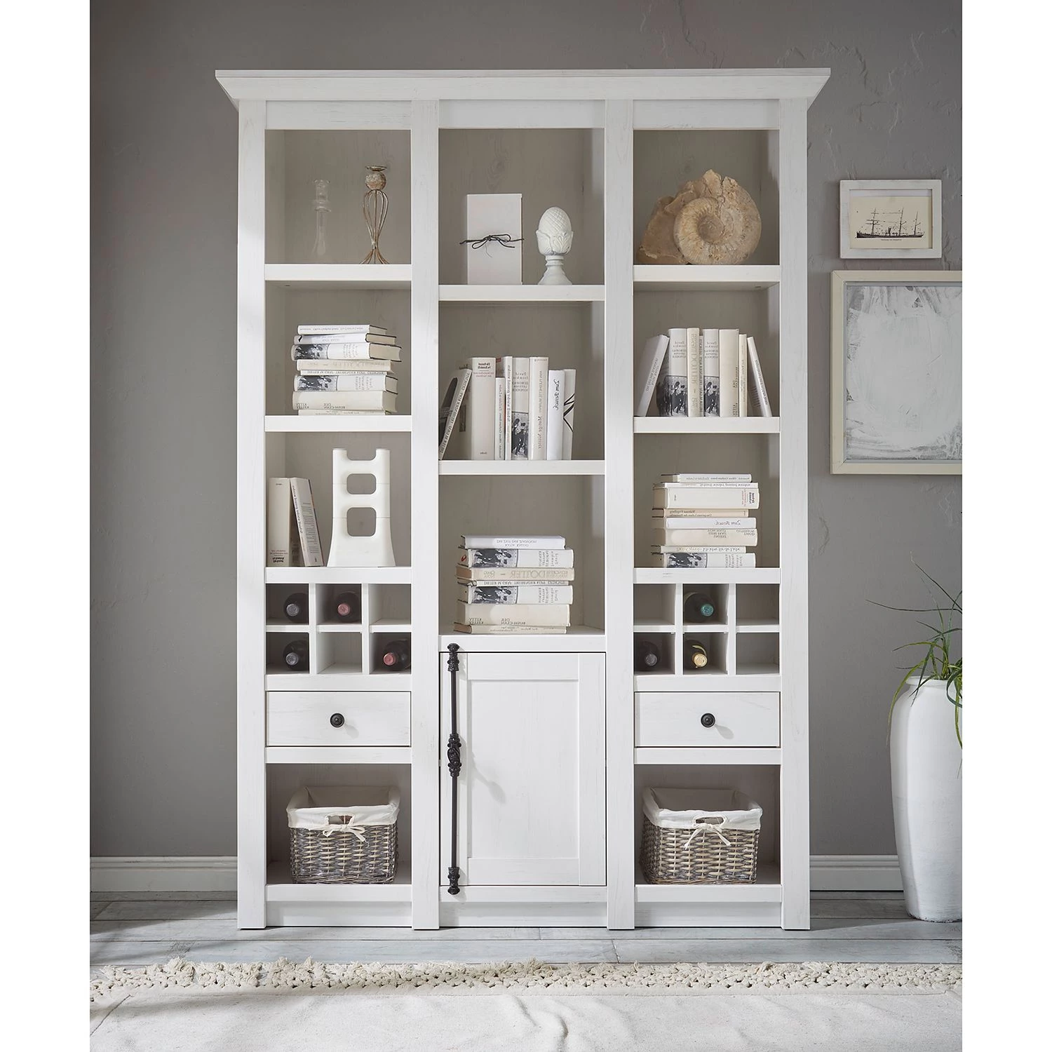 Maison Belfort Étagère Geestland II - Imitation pin blanc 2 Maison Belfort Étagère Geestland II - Imitation pin blanc – Image 2