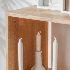 Ars Natura Étagère GrapWOOD VII - Chêne massif -Meubles de salle à manger Soldes Magasin regal grapwood i eiche massiv 4250936