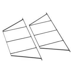 Mørteens Étagère Oxbow II - Paulownia massif / Métal - Paulownia Noir -Meubles de salle à manger Soldes Magasin regal oxbow ii paulownia massiv metall paulownia schwarz 5033736