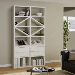 Fredriks Étagère Concept I - Blanc -Meubles de salle à manger Soldes Magasin regal rodos i weiss 1890326