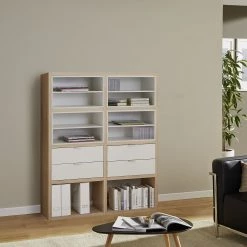 Fredriks Etagère Rodos II - Imitation chêne -Meubles de salle à manger Soldes Magasin regal rodos ii eiche dekor 1890370