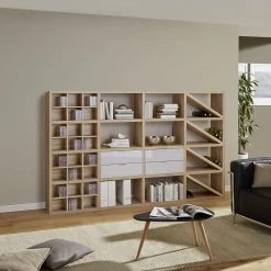 Fredriks Etagère Rodos II - Imitation chêne -Meubles de salle à manger Soldes Magasin regal rodos ii eiche dekor 1890378