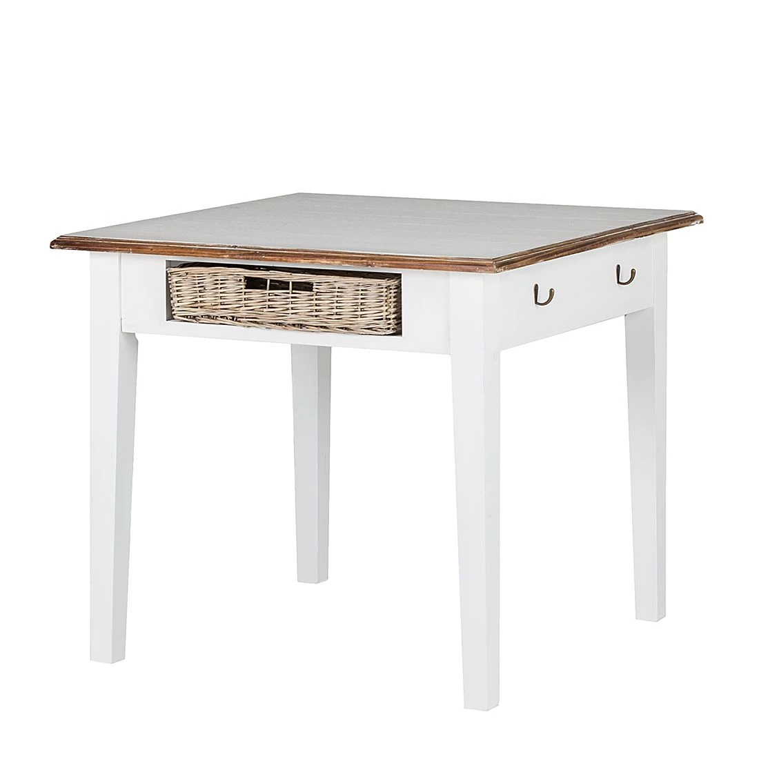 Maison Belfort Table Rieux - Corbeilles en rotin - 90 x 90 cm 1 Maison Belfort Table Rieux - Corbeilles en rotin - 90 x 90 cm