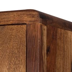 Ars Natura Étagère à portes coulissantes Trangle - Sheesham massif -Meubles de salle à manger Soldes Magasin schiebetuerenregal trangle sheesham massiv 702718