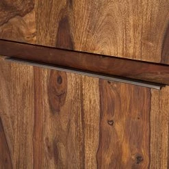 Ars Natura Étagère à portes coulissantes Trangle - Sheesham massif -Meubles de salle à manger Soldes Magasin schiebetuerenregal trangle sheesham massiv 702722