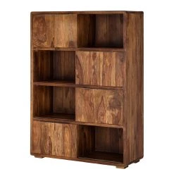 Ars Natura Étagère à portes coulissantes Trangle - Sheesham massif -Meubles de salle à manger Soldes Magasin schiebetuerenregal trangle sheesham massiv 702734