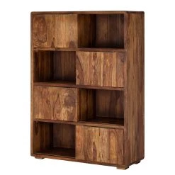 Ars Natura Étagère à portes coulissantes Trangle - Sheesham massif -Meubles de salle à manger Soldes Magasin schiebetuerenregal trangle sheesham massiv 702738