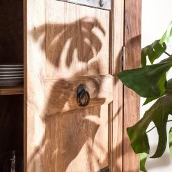 Wolf-Möbel Armoire Bombay II - Sheesham massif -Meubles de salle à manger Soldes Magasin schrank bombay sheesham massiv natur 3459313