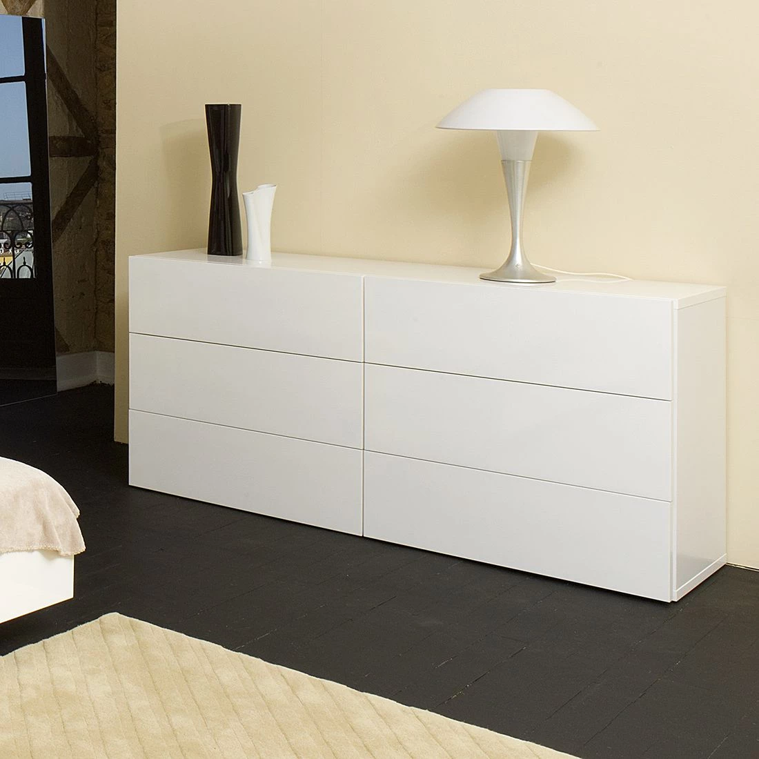 Temahome Buffet Aurora III - Blanc mat 2 Temahome Buffet Aurora III - Blanc mat – Image 2