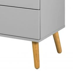 Tenzo Commode Dot III - Gris -Meubles de salle à manger Soldes Magasin sideboard dot iii eiche teilmassiv grau 5007876