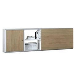 Loftscape Buffet Emporior III.A - Imitation chêne / Blanc