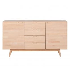 Mørteens Buffet Finsby - Hêtre massif - Hêtre blanc huilé -Meubles de salle à manger Soldes Magasin sideboard finsby buche massiv 3681713