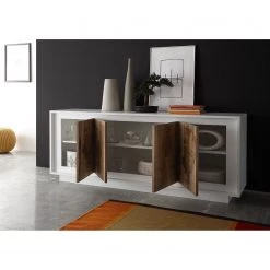 LC Spa Buffet Forenza - Marron clair / Blanc -Meubles de salle à manger Soldes Magasin sideboard forenza 4254556