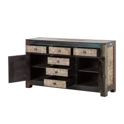 Wolf-Möbel Buffet Goa II - Partiellement en manguier et acacia massifs -Meubles de salle à manger Soldes Magasin sideboard goa mehrfarbig 1559546