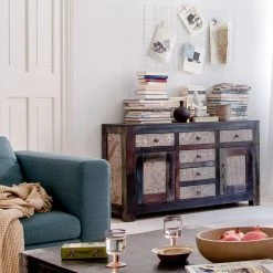 Wolf-Möbel Buffet Goa II - Partiellement en manguier et acacia massifs -Meubles de salle à manger Soldes Magasin sideboard goa mehrfarbig 3050337