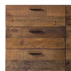 Ars manufacti Buffet Grasby - Pin recyclé / Métal - Pin foncé / Noir -Meubles de salle à manger Soldes Magasin sideboard grasby altholz pinie metall pinie dunkel schwarz 4884988