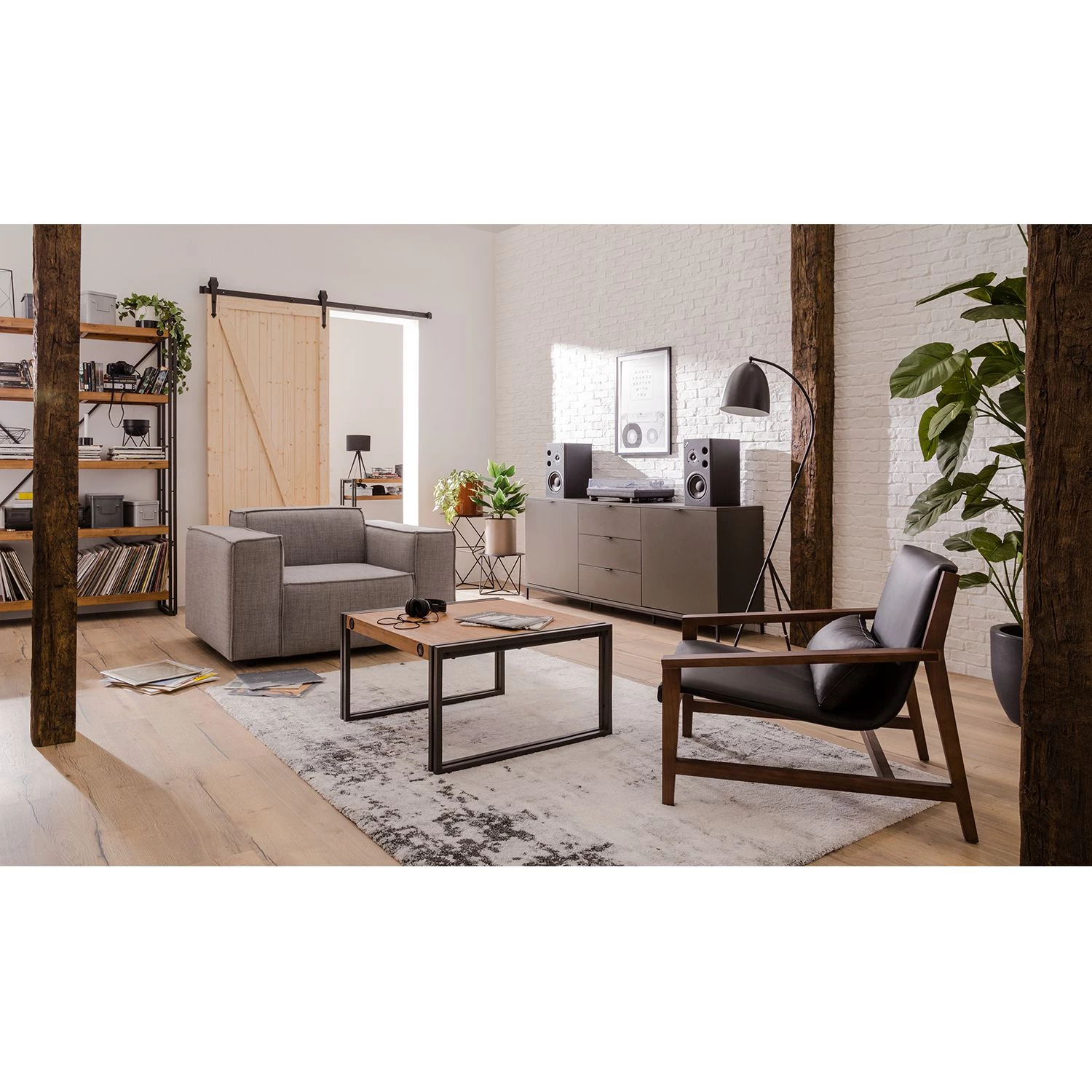 Studio Copenhagen Buffet Harma II - Gris foncé 2 Studio Copenhagen Buffet Harma II - Gris foncé – Image 2