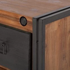 Ars manufacti Buffet Manchester I - Acacia massif / Métal -Meubles de salle à manger Soldes Magasin sideboard manchester i akazie massiv metall 4873204