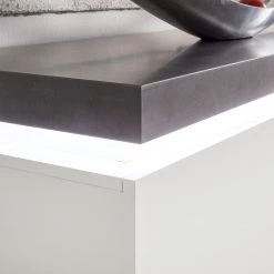 Fredriks Enfilade Namona I - Éclairage inclus - Blanc / Imitation béton -Meubles de salle à manger Soldes Magasin sideboard namona i inkl beleuchtung weiss anthrazit weiss anthrazit 4040308