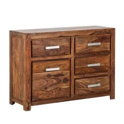 Ars Natura Buffet Ohio I - Sheesham massif ciré -Meubles de salle à manger Soldes Magasin sideboard ohio breite 115cm sheesham massiv 1352001