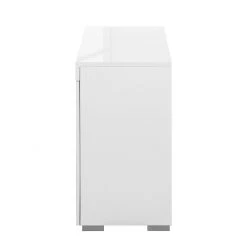 Fredriks Buffet Roomconcept (avec éclairage LED) - Blanc brillant -Meubles de salle à manger Soldes Magasin sideboard roomconcept inkl led beleuchtung hochglanz weiss 4799916