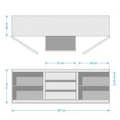 Ars Natura Buffet Tapurah - Sheesham massif -Meubles de salle à manger Soldes Magasin sideboard tapurah sheesham massiv 5173980