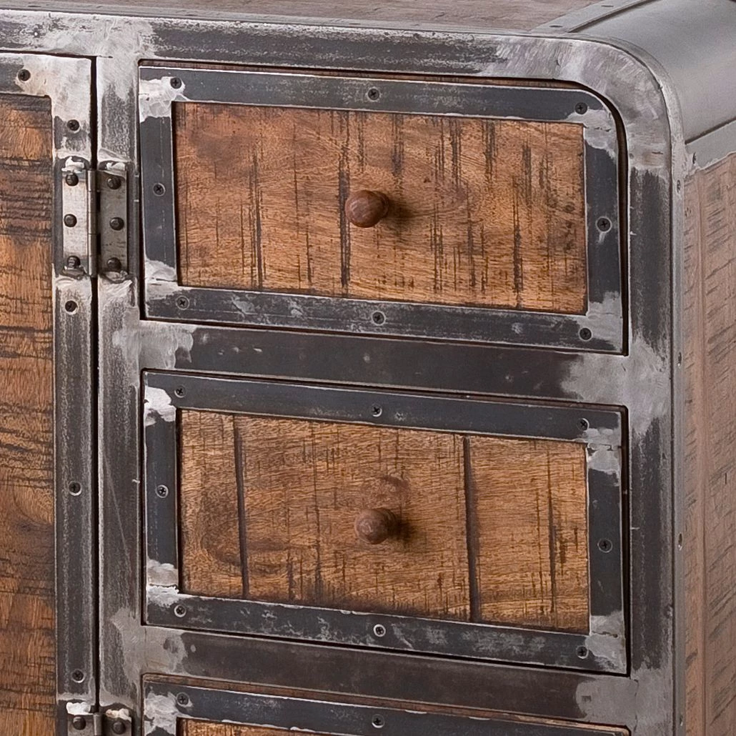 Ars manufacti Buffet Wharton I - Partiellement en acacia massif / Acier 12 Ars manufacti Buffet Wharton I - Partiellement en acacia massif / Acier – Image 12