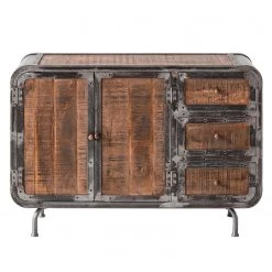 Ars manufacti Buffet Wharton I - Partiellement en acacia massif / Acier 17 Ars manufacti Buffet Wharton I - Partiellement en acacia massif / Acier -Meubles de salle à manger Soldes Magasin sideboard wharton i mango teilmassiv stahl 5212012