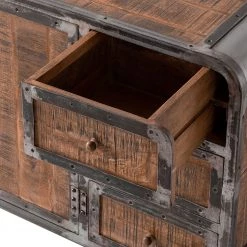 Ars manufacti Buffet Wharton I - Partiellement en acacia massif / Acier 27 Ars manufacti Buffet Wharton I - Partiellement en acacia massif / Acier -Meubles de salle à manger Soldes Magasin sideboard wharton i mango teilmassiv stahl 5212032