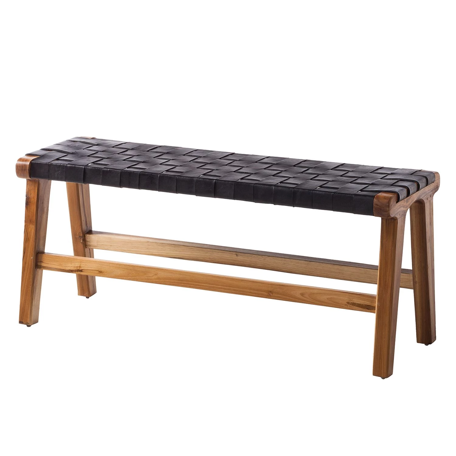 Eva Padberg Collection Banquette Bourbourg - Noir / Teck 1 Eva Padberg Collection Banquette Bourbourg - Noir / Teck