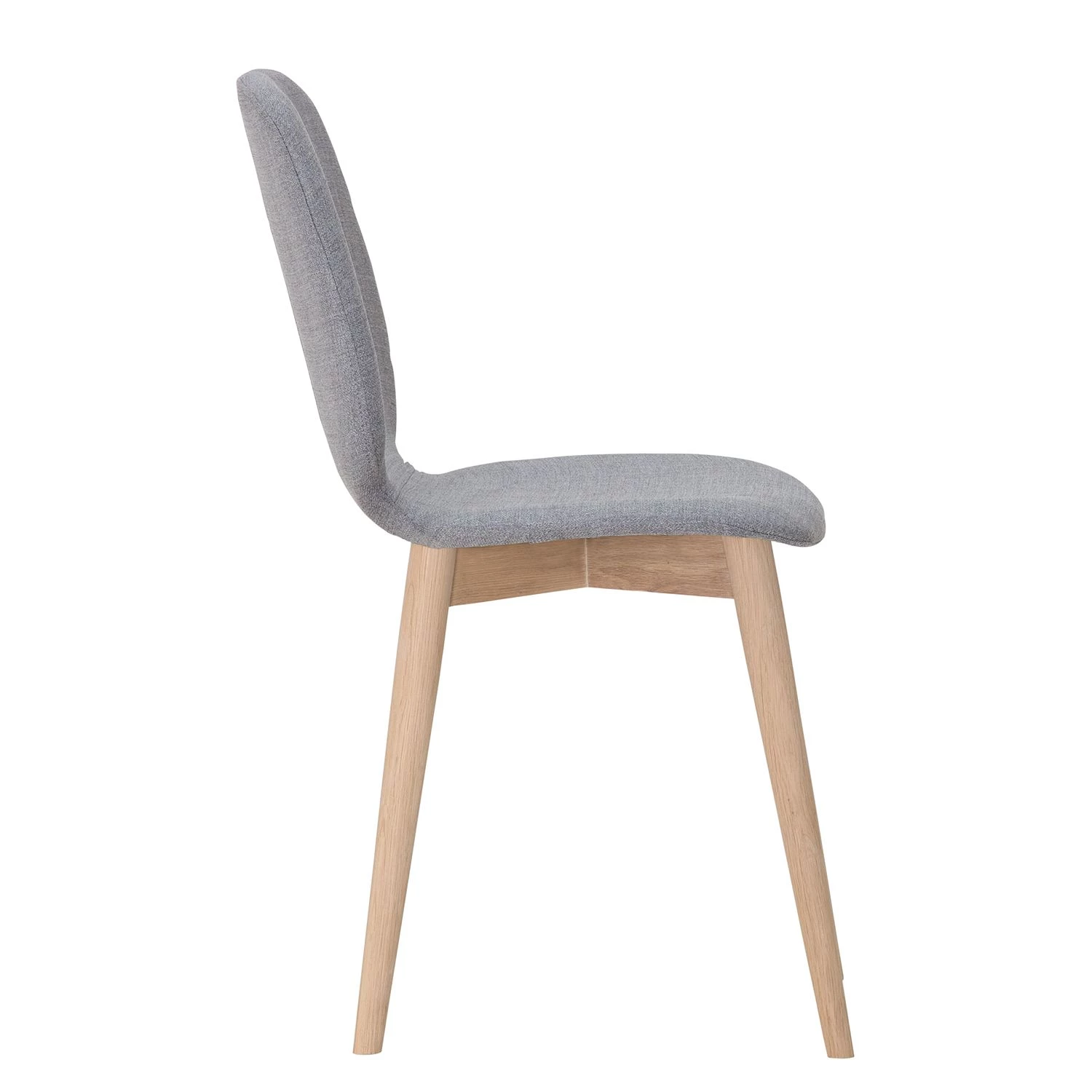 Studio Copenhagen Chaises Helvig III (lot de 2) - Tissu Vesta : Gris 3 Studio Copenhagen Chaises Helvig III (lot de 2) - Tissu Vesta : Gris – Image 3