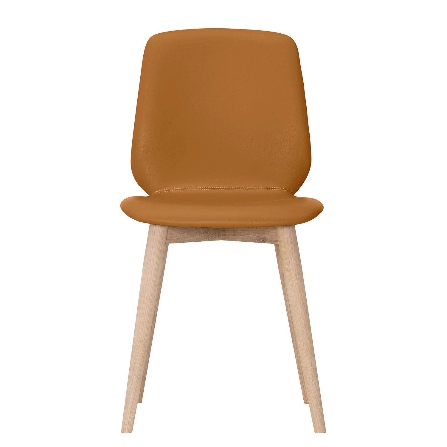 Studio Copenhagen Chaises Helvig II (lot de 2) - Cuir véritable Alvar : Cognac 2 Studio Copenhagen Chaises Helvig II (lot de 2) - Cuir véritable Alvar : Cognac – Image 2