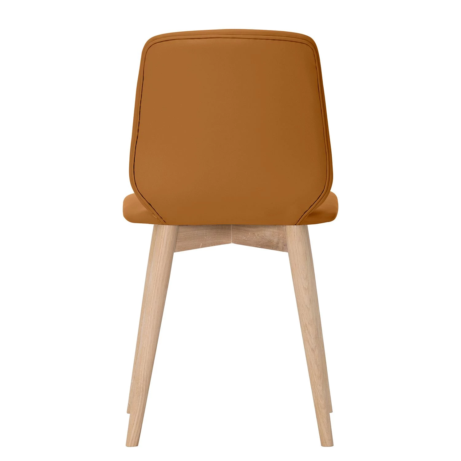 Studio Copenhagen Chaises Helvig II (lot de 2) - Cuir véritable Alvar : Cognac 4 Studio Copenhagen Chaises Helvig II (lot de 2) - Cuir véritable Alvar : Cognac – Image 4