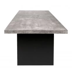Temahome Table Detroit I - Imitation béton / Noir mat -Meubles de salle à manger Soldes Magasin temahome speisen 05 01 2017 4319000