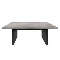 Temahome Table Detroit I - Imitation béton / Noir mat -Meubles de salle à manger Soldes Magasin temahome speisen 05 01 2017 4319020